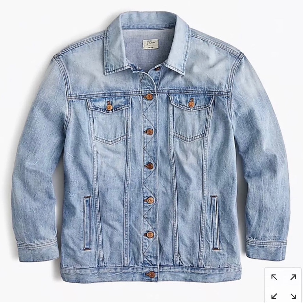 J. Crew Oversized Denim Jacket